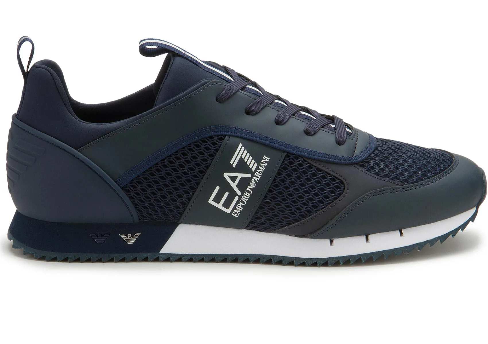 Sneaker|Schnürschuhe|Armani Emporio Sneaker in Übergrößen Blau