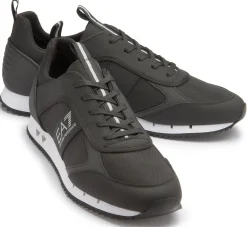 Sneaker|Schnürschuhe|Armani Emporio Sneaker in Übergrößen Schwarz