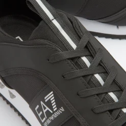 Sneaker|Schnürschuhe|Armani Emporio Sneaker in Übergrößen Schwarz