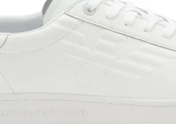Sneaker|Schnürschuhe|Armani Emporio Sneaker in Übergrößen Weiß