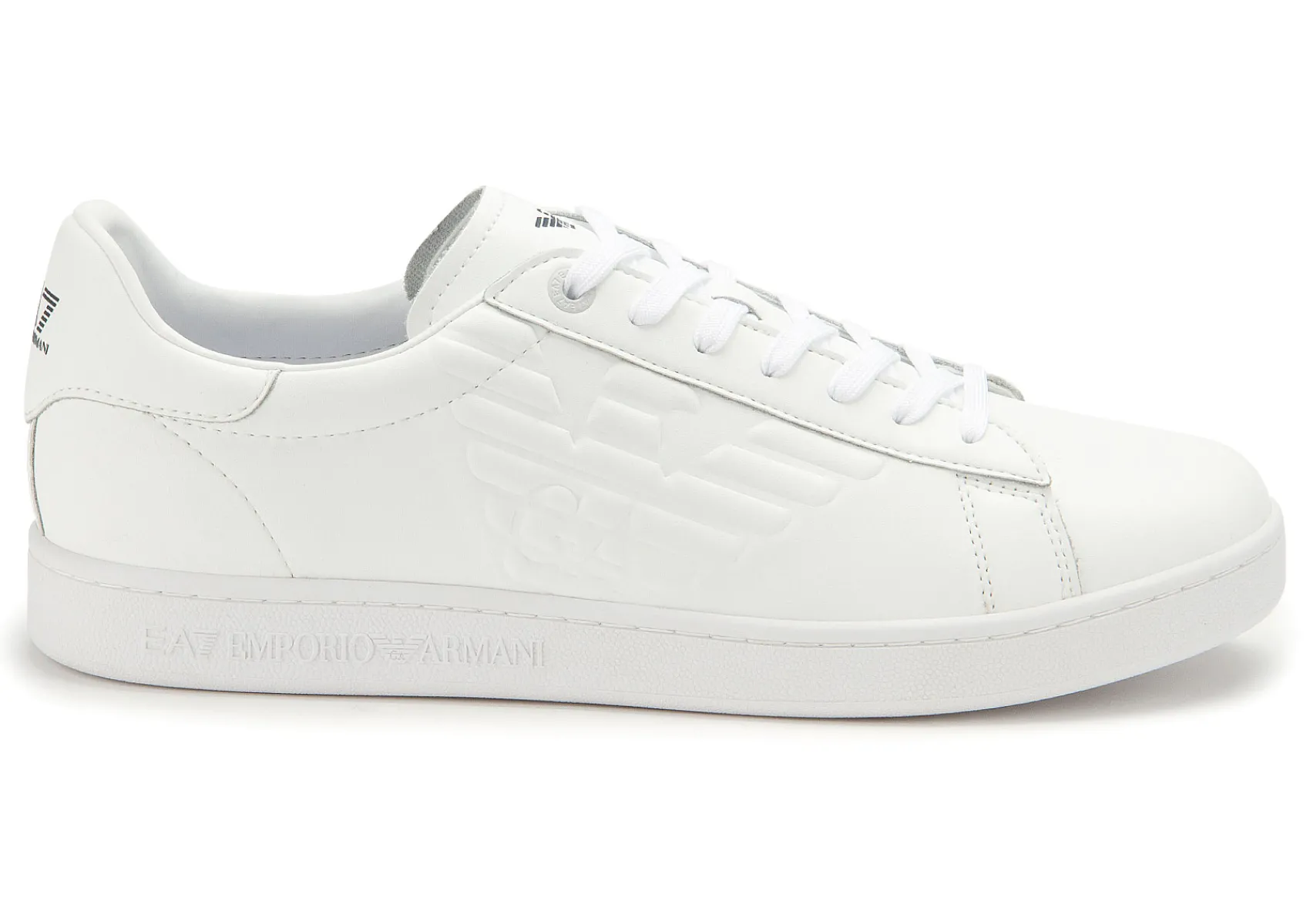 Sneaker|Schnürschuhe|Armani Emporio Sneaker in Übergrößen Weiß