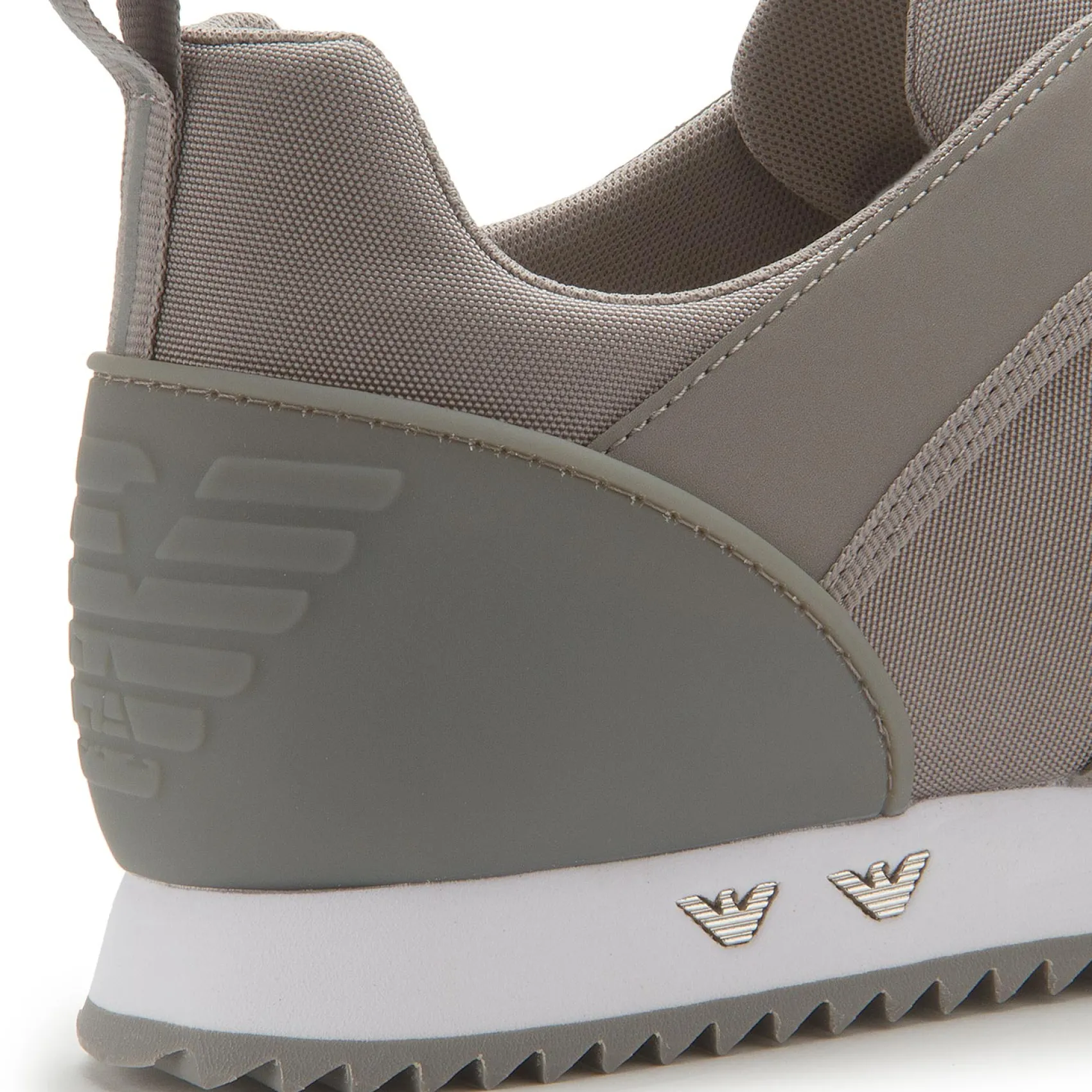 Sneaker|Schnürschuhe|Armani Emporio Sneaker in Übergrößen Grau
