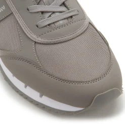 Sneaker|Schnürschuhe|Armani Emporio Sneaker in Übergrößen Grau