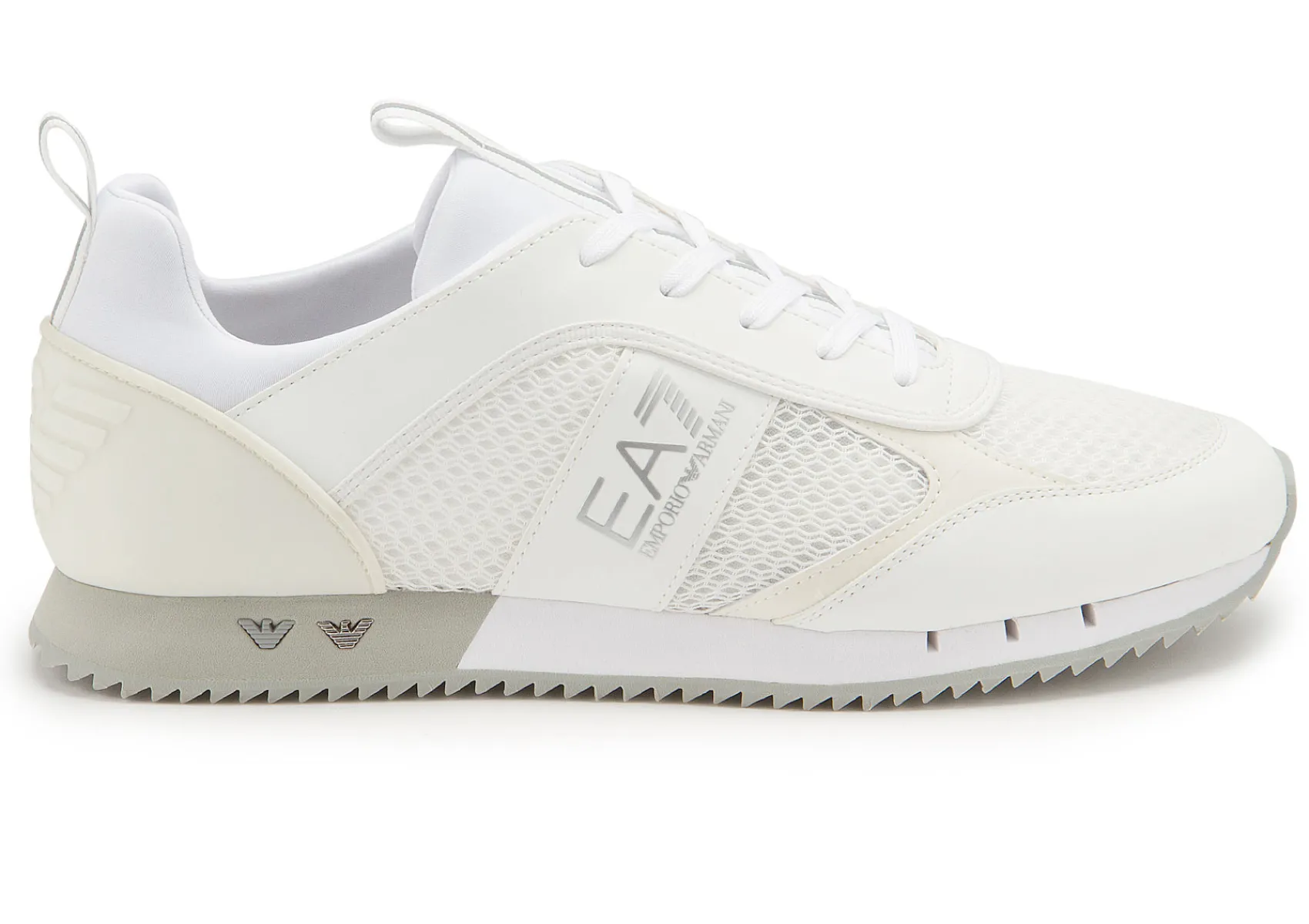 Sneaker|Schnürschuhe|Armani Emporio Sneaker in Übergrößen Weiß
