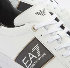 Sneaker|Schnürschuhe|Armani Emporio Sneaker in Übergrößen Weiß