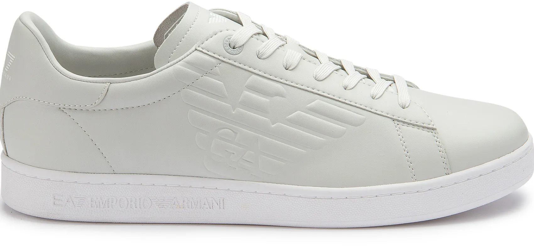 Sneaker|Schnürschuhe|Armani Emporio Sneaker in Übergrößen Beige