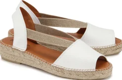 Espadrilles|Sandalen|Horsch Schuhe Espadrilles in Übergrößen Weiß