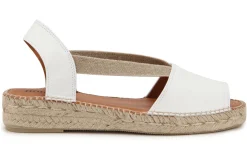 Espadrilles|Sandalen|Horsch Schuhe Espadrilles in Übergrößen Weiß