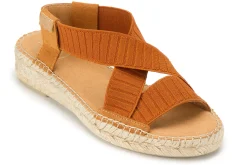 Espadrilles|Sandalen|Horsch Schuhe Espadrilles in Übergrößen Braun