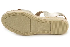 Espadrilles|Sandalen|Horsch Schuhe Espadrilles in Übergrößen Gold