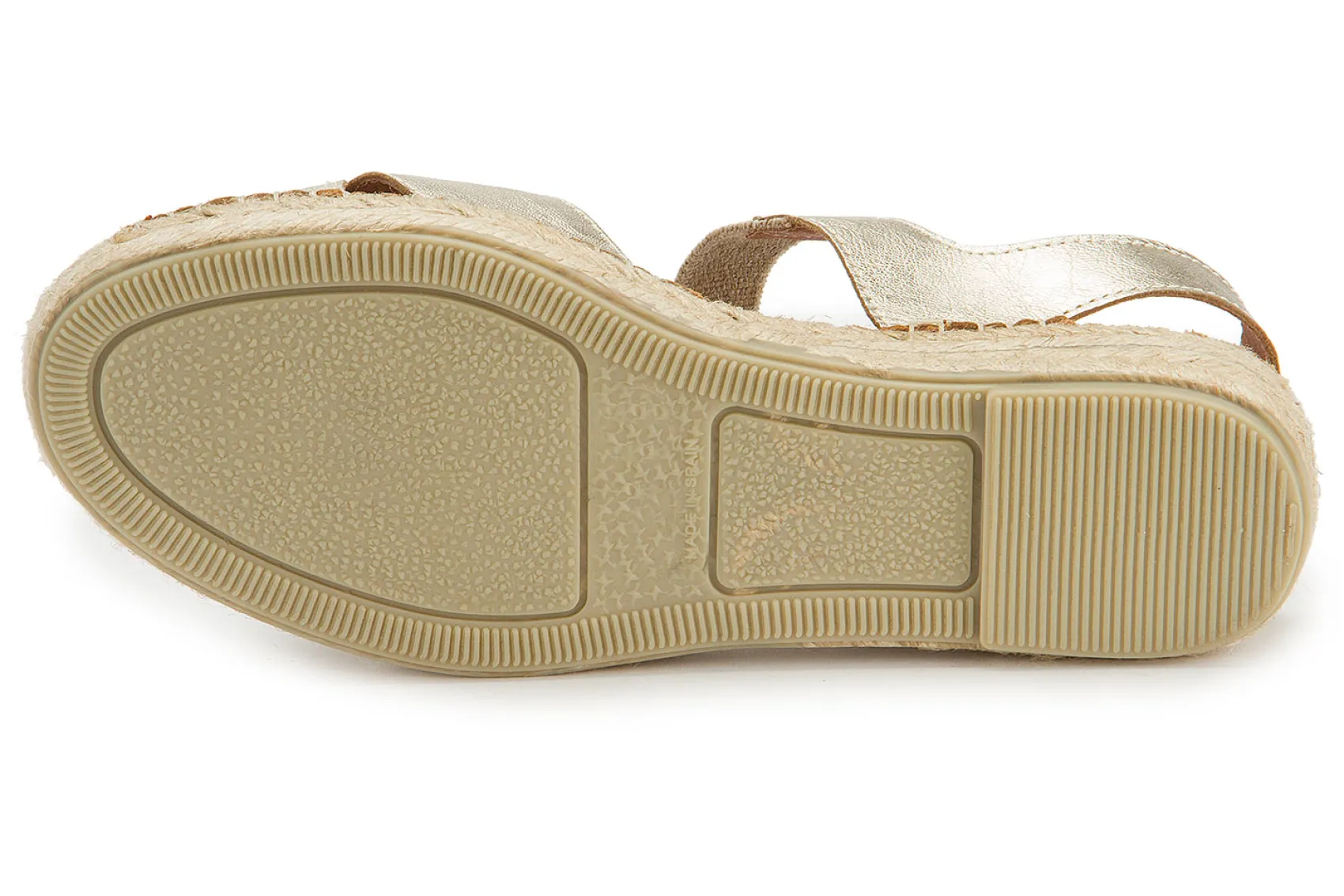 Espadrilles|Sandalen|Horsch Schuhe Espadrilles in Übergrößen Gold