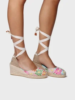 Espadrilles|Sandalen|Horsch Schuhe Espadrilles in Übergrößen Beige