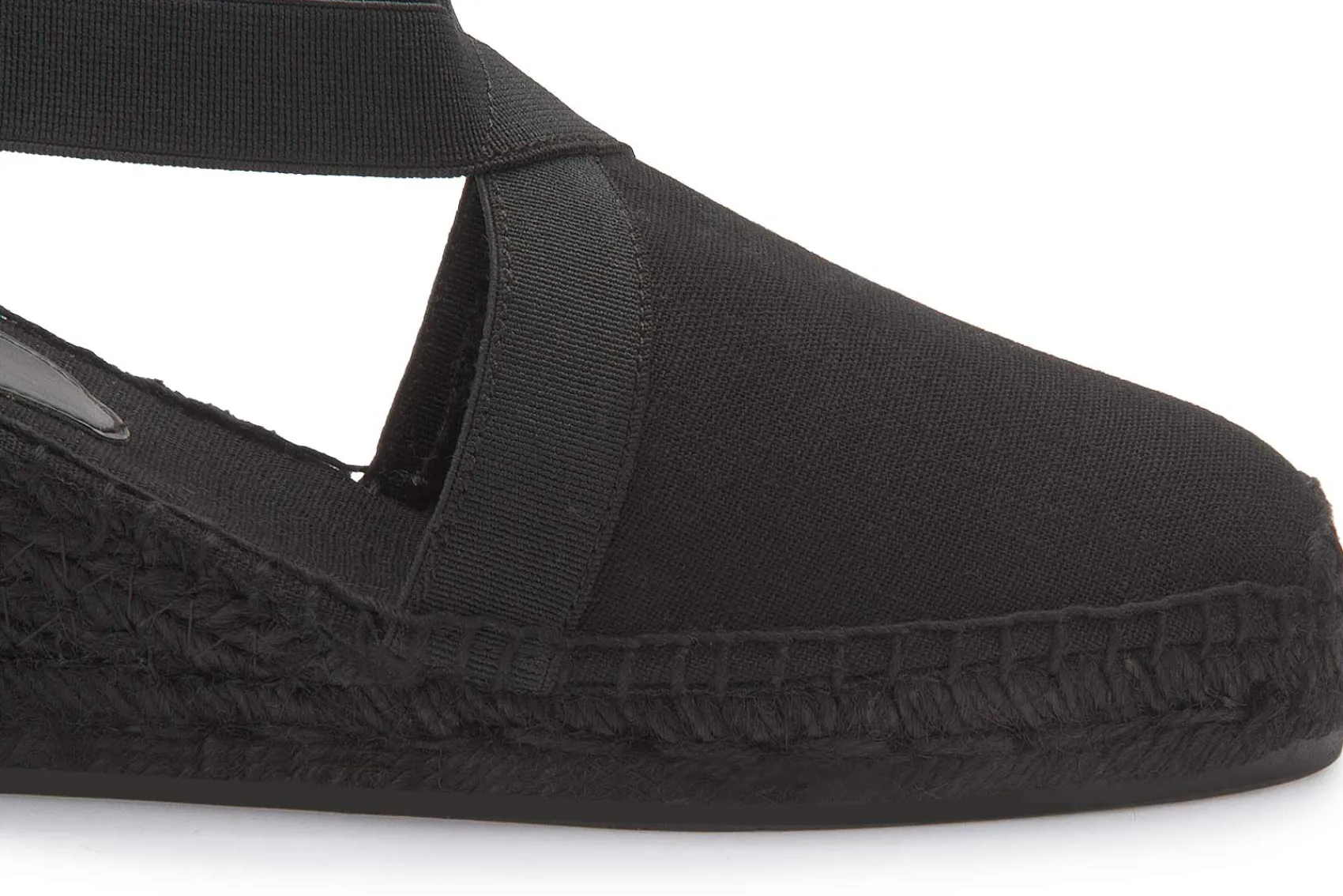 Espadrilles|Sandalen|Horsch Schuhe Espadrilles in Übergrößen Schwarz