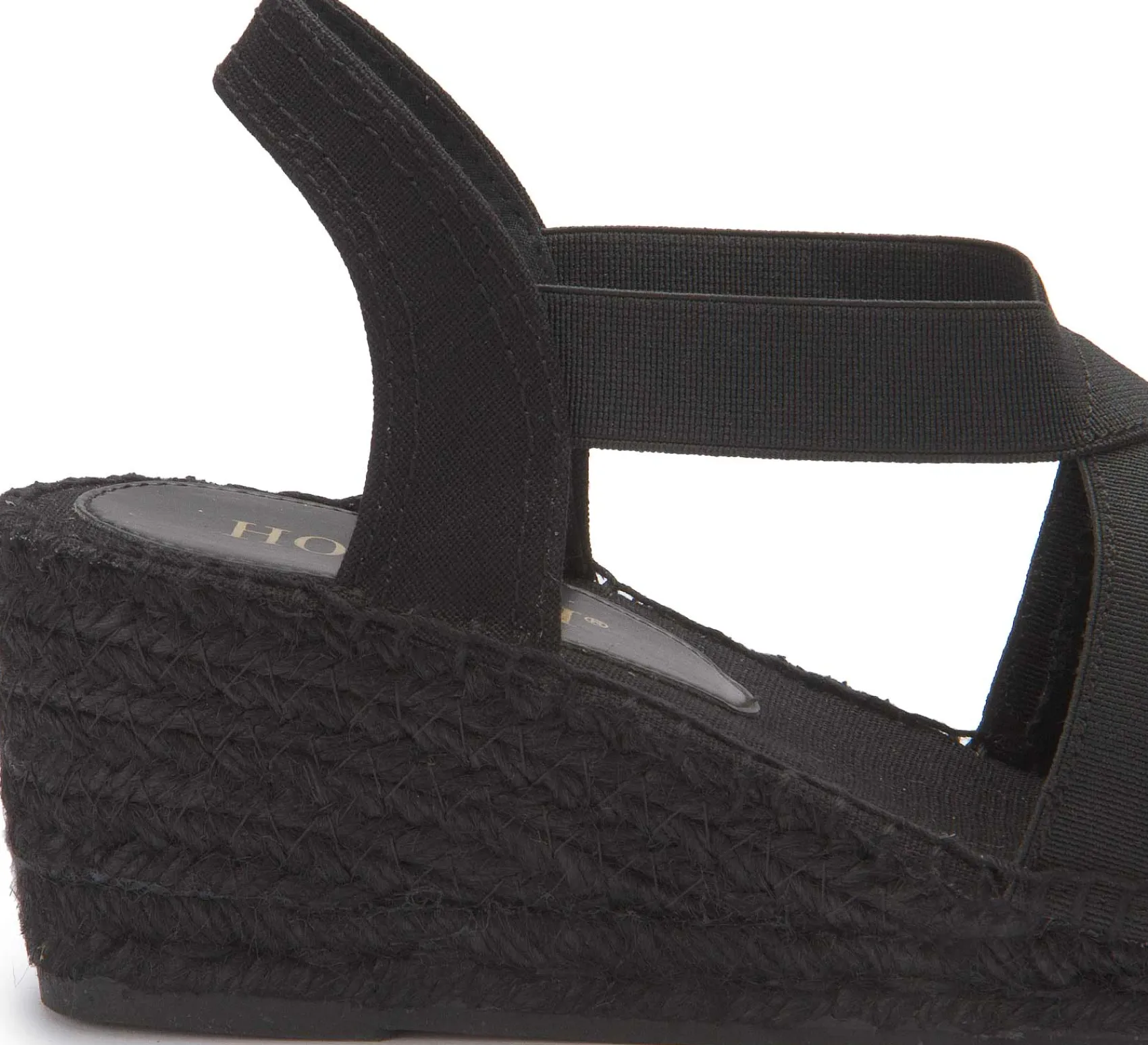 Espadrilles|Sandalen|Horsch Schuhe Espadrilles in Übergrößen Schwarz