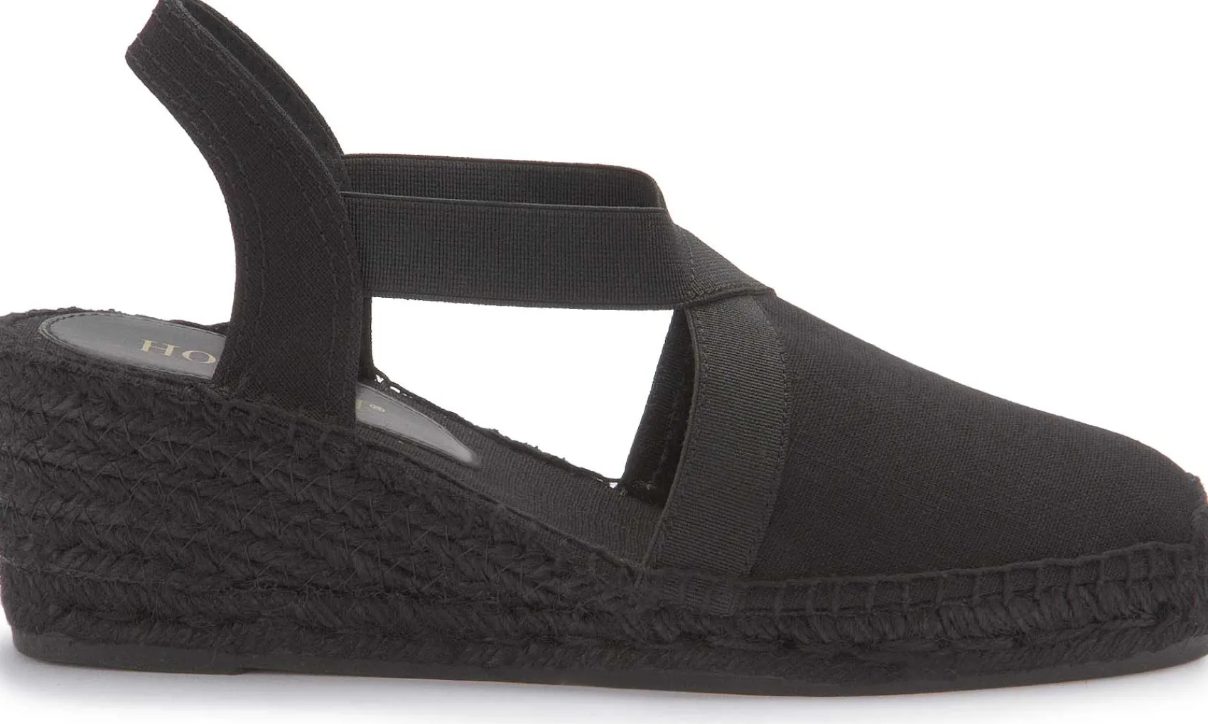 Espadrilles|Sandalen|Horsch Schuhe Espadrilles in Übergrößen Schwarz