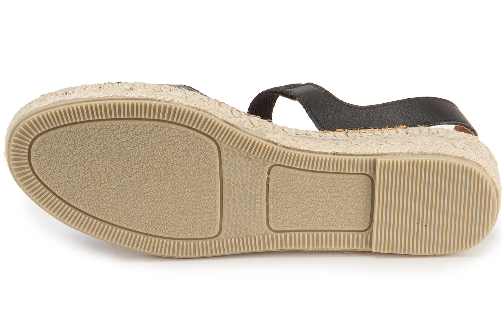 Espadrilles|Sandalen|Horsch Schuhe Espadrilles in Übergrößen Schwarz