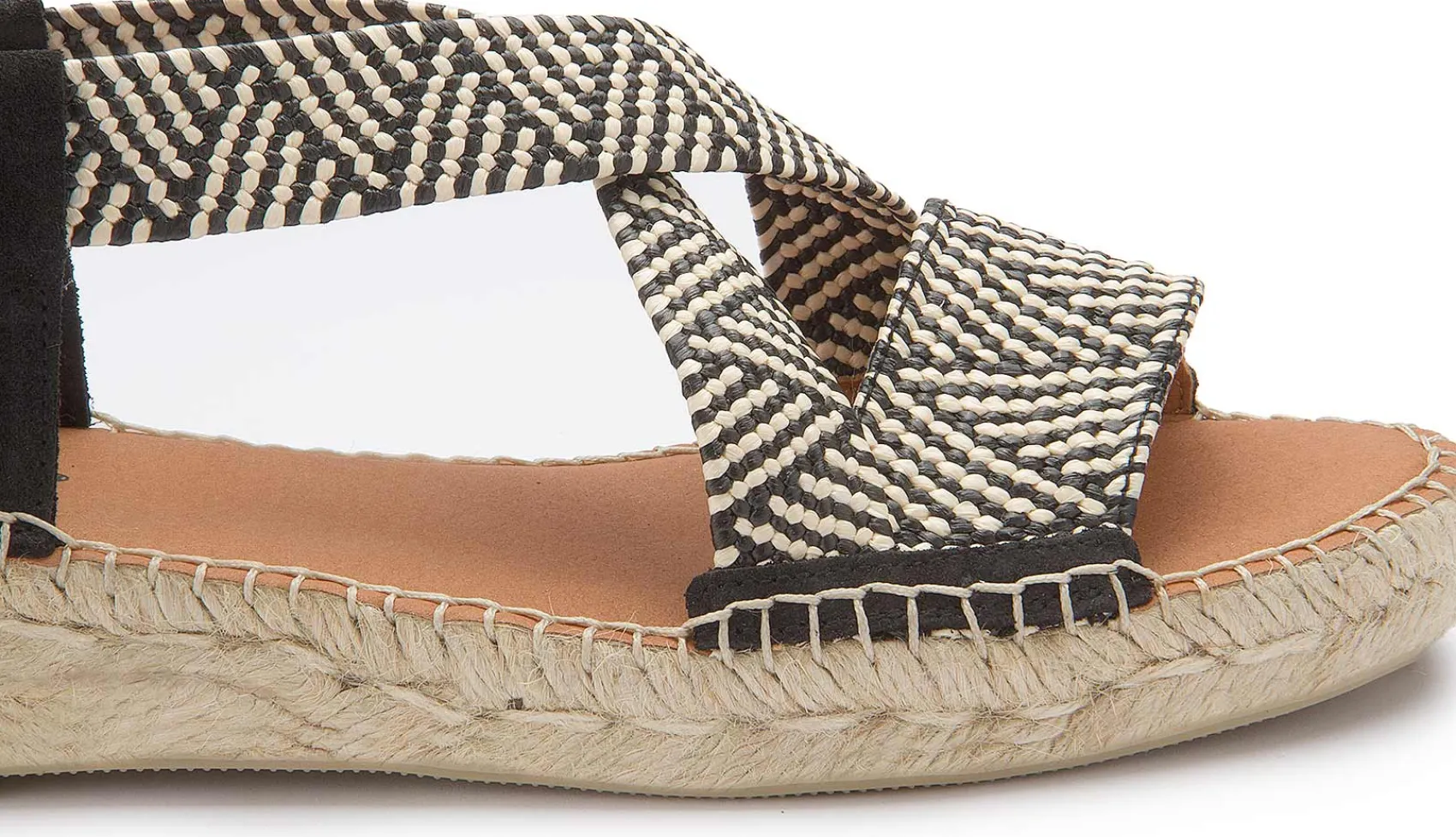 Espadrilles|Sandalen|Horsch Schuhe Espadrilles in Übergrößen Schwarz