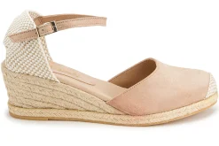 Espadrilles|Sandalen|Horsch Schuhe Espadrilles in Übergrößen Beige