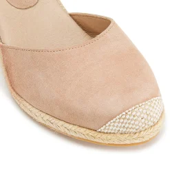 Espadrilles|Sandalen|Horsch Schuhe Espadrilles in Übergrößen Beige