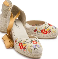Espadrilles|Sandalen|Horsch Schuhe Espadrilles in Übergrößen Beige