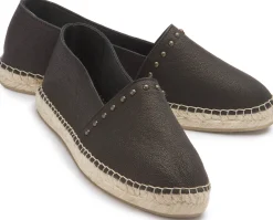 Espadrilles|Sandalen|Horsch Schuhe Espadrilles in Übergrößen Schwarz