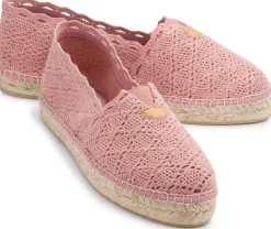 Espadrilles|Slipper|Horsch Schuhe Espadrilles in Übergrößen Rosa