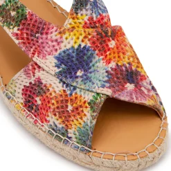 Espadrilles|Sandalen|Horsch Schuhe Espadrilles in Übergrößen Multicolor