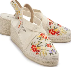 Espadrilles|Sandalen|Horsch Schuhe Espadrilles in Übergrößen Beige