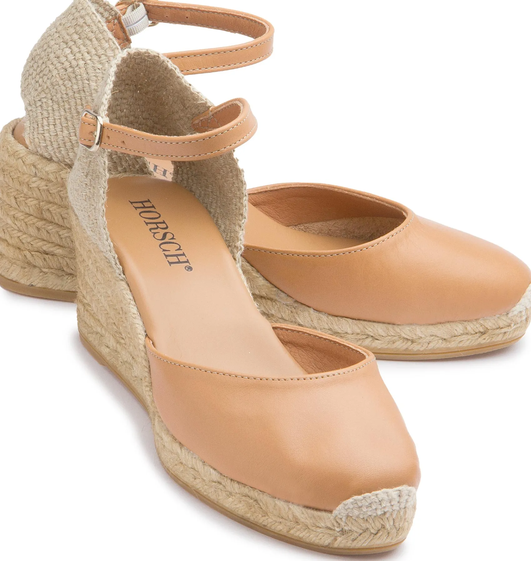 Espadrilles|Sandalen|Horsch Schuhe Espadrilles in Übergrößen Braun