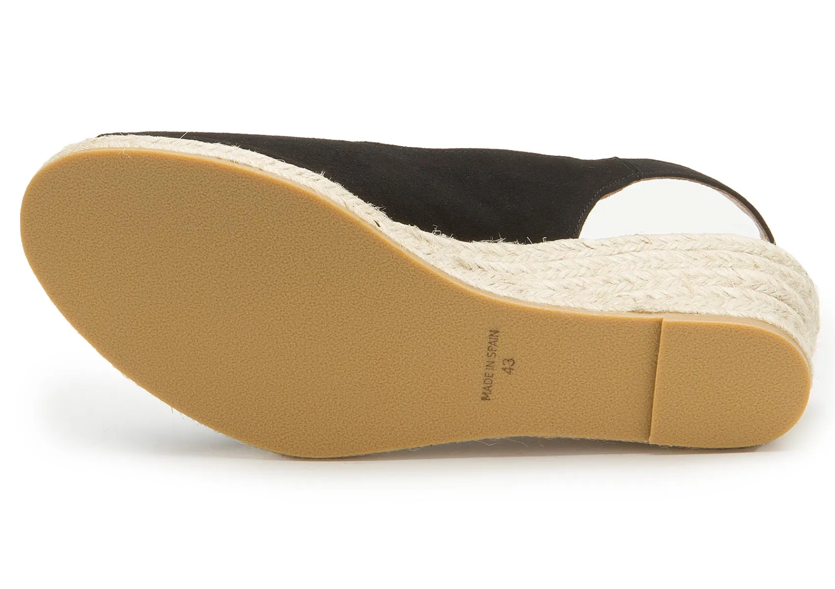 Espadrilles|Sandalen|Horsch Schuhe Espadrilles in Übergrößen Schwarz