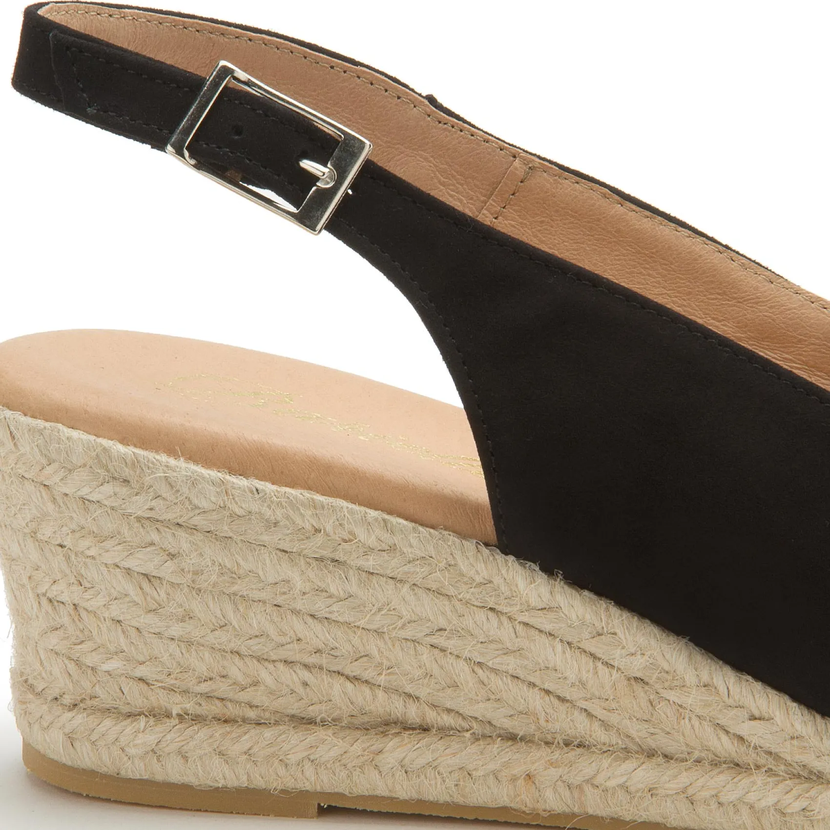 Espadrilles|Sandalen|Horsch Schuhe Espadrilles in Übergrößen Schwarz