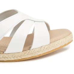 Espadrilles|Sandalen|Horsch Schuhe Espadrilles in Übergrößen Weiß