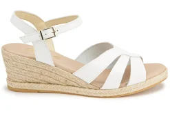 Espadrilles|Sandalen|Horsch Schuhe Espadrilles in Übergrößen Weiß
