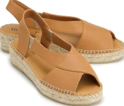 Espadrilles|Sandalen|Horsch Schuhe Espadrilles in Übergrößen Braun