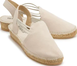Espadrilles|Sandalen|Horsch Schuhe Espadrilles in Übergrößen Beige