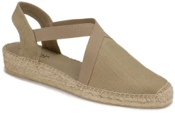 Espadrilles|Sandalen|Horsch Schuhe Espadrilles in Übergrößen Beige
