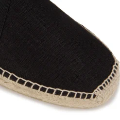 Espadrilles|Sandalen|Horsch Schuhe Espadrilles in Übergrößen Schwarz