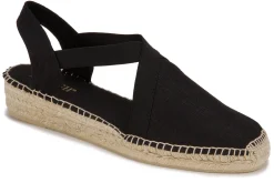 Espadrilles|Sandalen|Horsch Schuhe Espadrilles in Übergrößen Schwarz