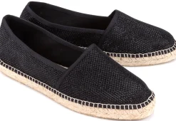Espadrilles|Slipper|Horsch Schuhe Espadrilles in Übergrößen Schwarz