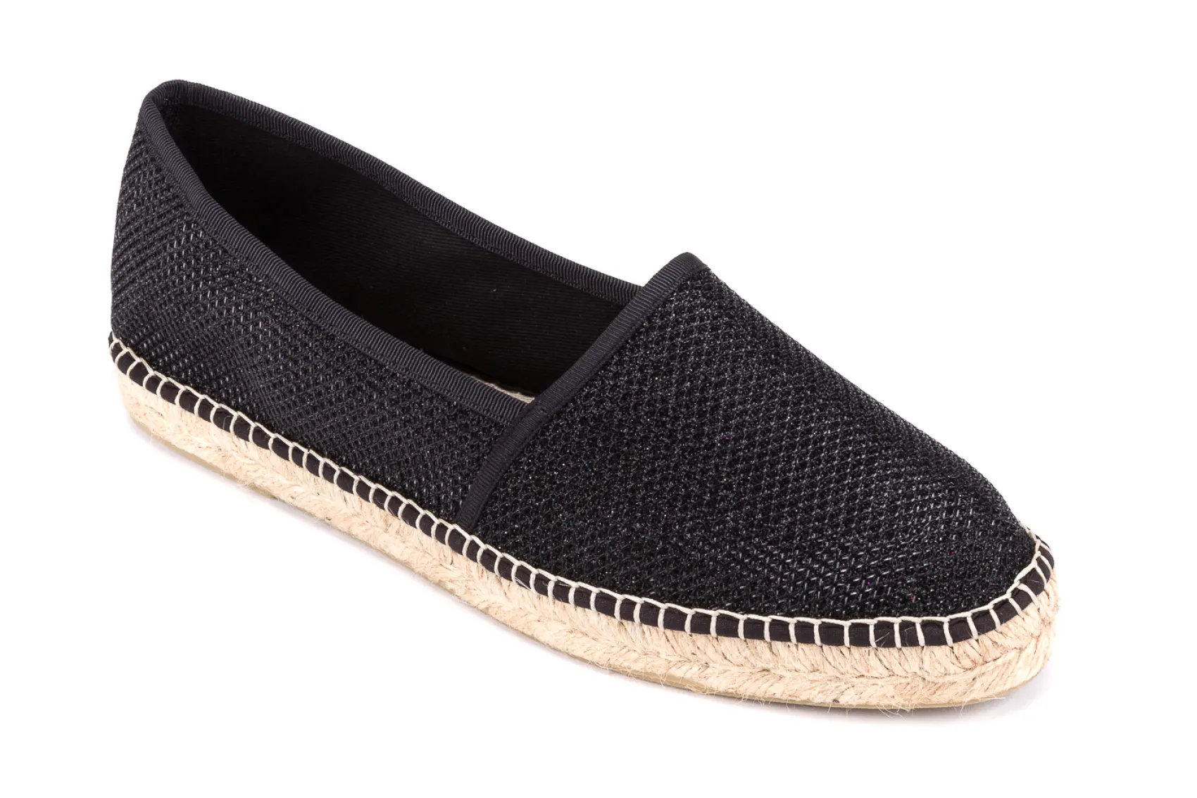 Espadrilles|Slipper|Horsch Schuhe Espadrilles in Übergrößen Schwarz