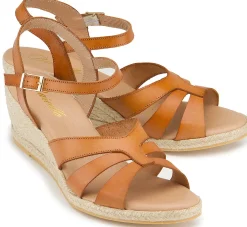 Espadrilles|Sandalen|Horsch Schuhe Espadrilles in Übergrößen Braun