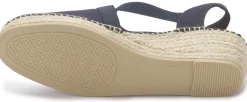 Espadrilles|Sandalen|Horsch Schuhe Espadrilles in Übergrößen Blau