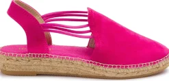 Espadrilles|Sandalen|Horsch Schuhe Espadrilles in Übergrößen Pink