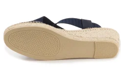 Espadrilles|Sandalen|Horsch Schuhe Espadrilles in Übergrößen Blau