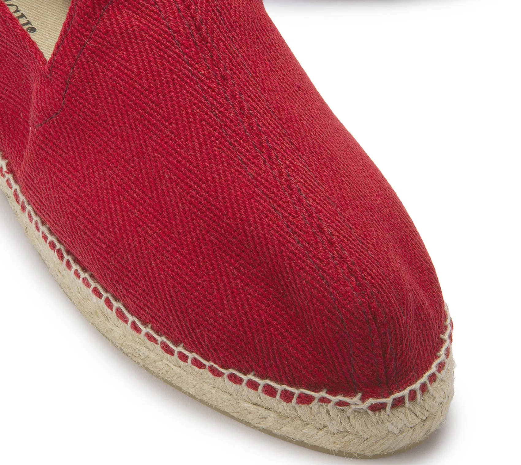 Slipper|Leinenschuhe|Horsch Schuhe Espadrilles in Übergrößen Rot