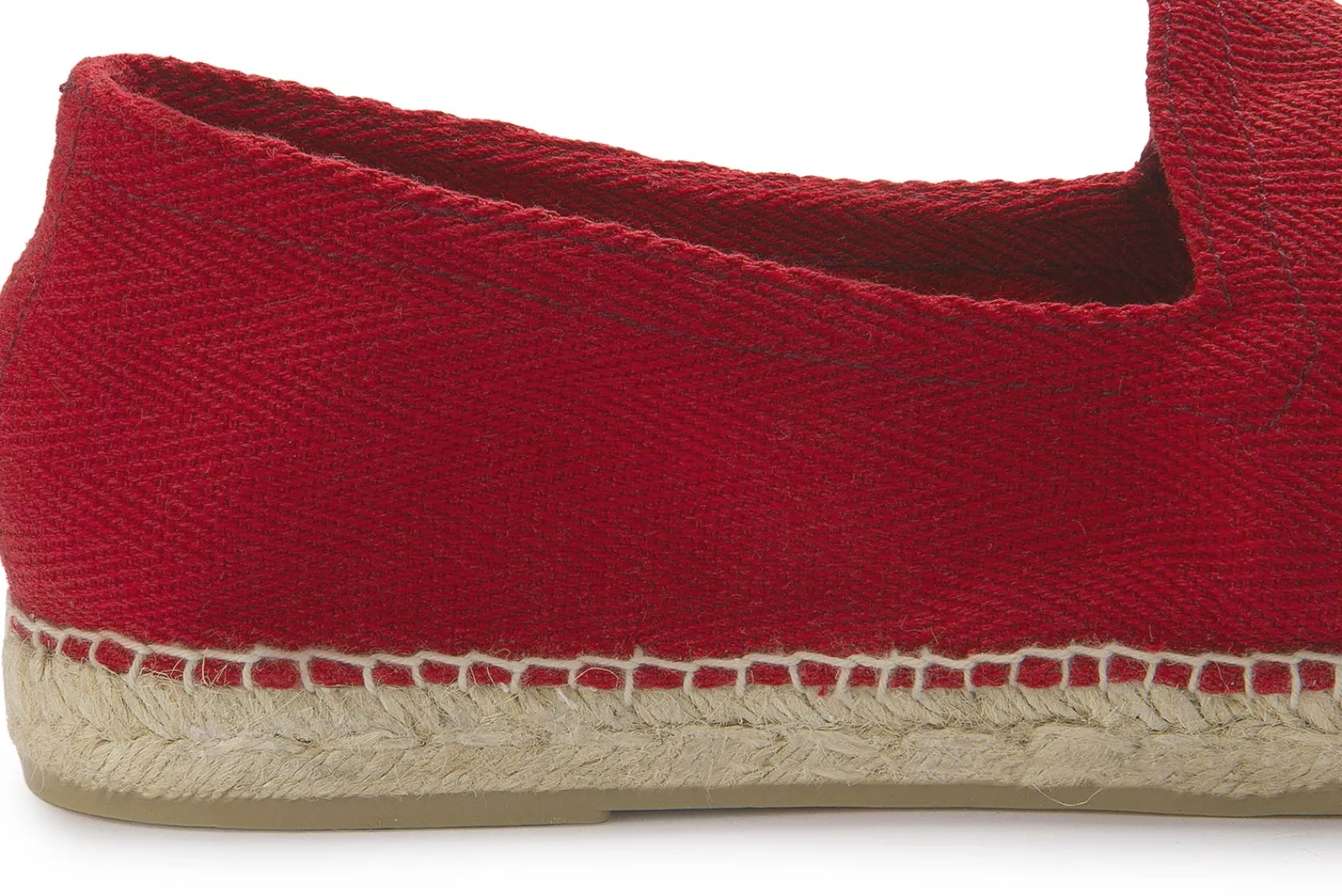 Slipper|Leinenschuhe|Horsch Schuhe Espadrilles in Übergrößen Rot