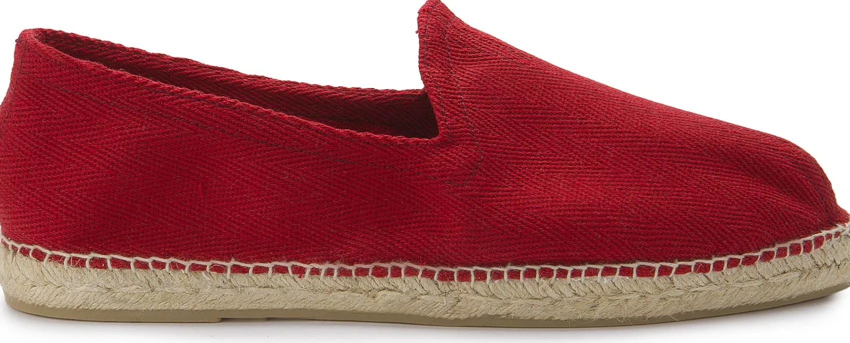 Slipper|Leinenschuhe|Horsch Schuhe Espadrilles in Übergrößen Rot