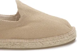 Leinenschuhe|Slipper|Horsch Schuhe Espadrilles in Übergrößen Beige