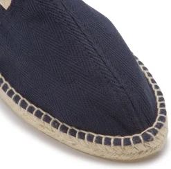 Leinenschuhe|Slipper|Horsch Schuhe Espadrilles in Übergrößen Blau