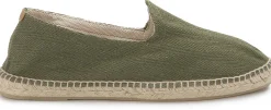 Leinenschuhe|Slipper|Horsch Schuhe Espadrilles in Übergrößen Grün